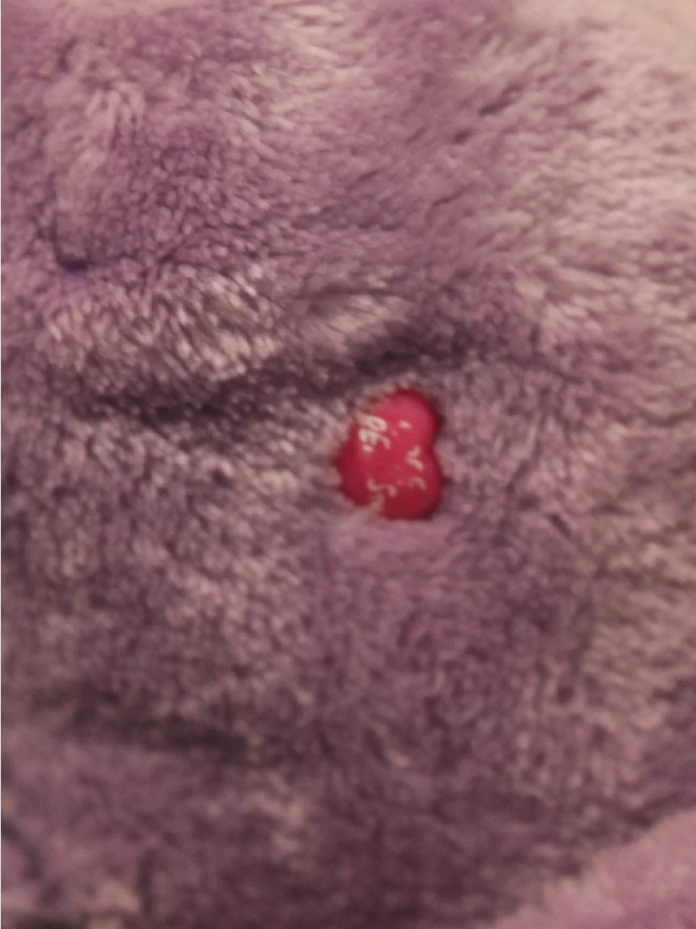 Care Bears Purple Plush with Rainbow Heart Chest Emblem